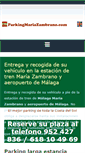 Mobile Screenshot of parkingmariazambrano.com